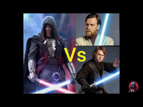 Fantasy battles/fan fic Darth Revan vs Obi wan and Anakin