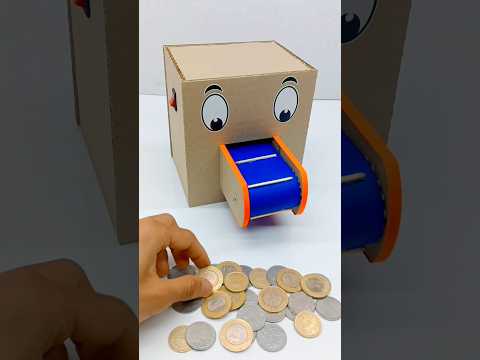 How to make a piggy bank to keep money|| How to Make Coin Bank From Cardboard At Home #toys