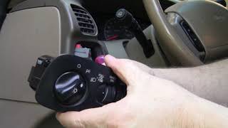 1998 Ford Expedition Headlight Switch Replacement