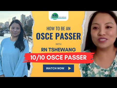 How to become an OSCE Passer Ft. #naibaby RN Tshewang🎉 #nclex #osce #ngn #obapathway #australia