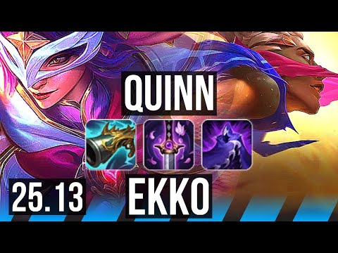 QUINN vs EKKO (MID) | KR Master | 25.13