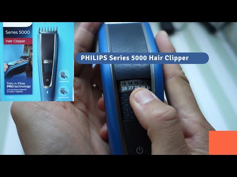 PHILIPS kirpimo mašinėlių serija 5000 HC5612 video