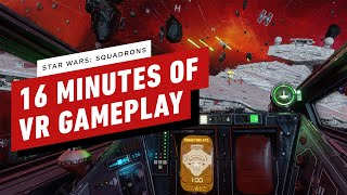 16 Minutes of Star Wars: Squadrons VR Gameplay