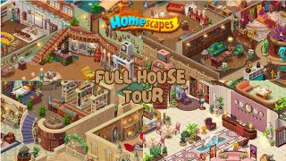 Download the video "HOMESCAPES FULL HOUSE TOUR | FAMILY MANSION, WOODLAND MANOR, MOUNTAIN ESTATE & ISLAND HOTEL (MODDED)"