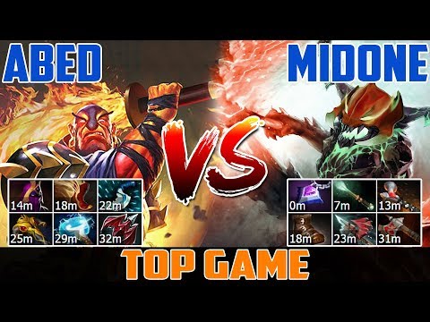Abed [Ember Spirit] vs Midone [Outworld Devourer] Top game | 10K vs 10K | Dota 2 Gameplay 2017