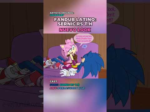 Nuevo look #fandub #sonamy #sonic #amyrose #comic