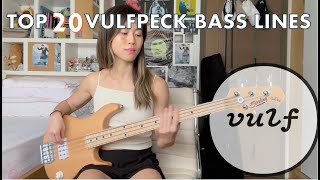 Video thumbnail for Top 20 Most Iconic Vulfpeck (Joe Dart) Bass Lines - played on the Joe Dart Signature Sterling Bass by deppwaswho