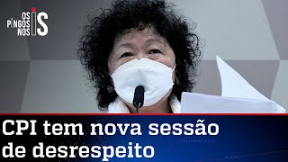 Na CPI, Nise mantém a calma e tira de letra fúria de Omar Aziz e Otto Alencar