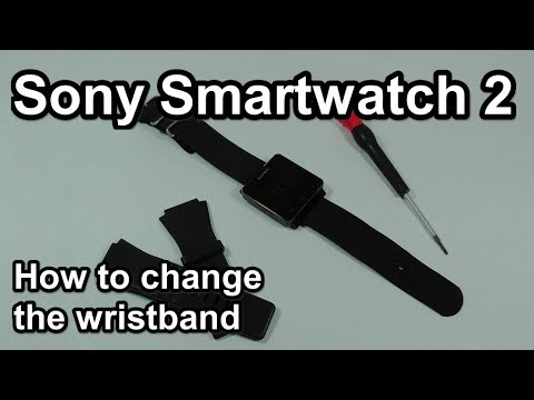 Sony Smartwatch 2 - How to change the wristband / Wie man das Armband wechselt