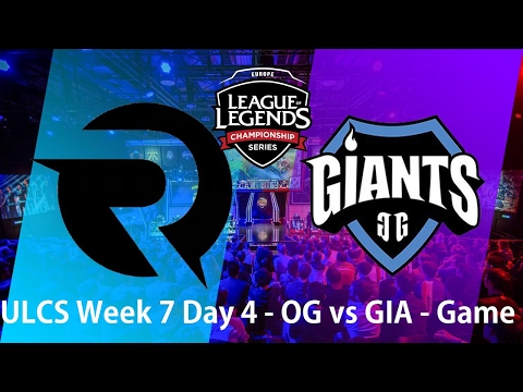OG vs GIA - EULCS Week 7 Day 4 - OG vs GIA - Game 2