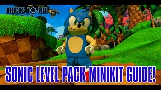 SONIC Level Pack Walkthrough! MINIKITS & RESCUE CHARACTER! - 100% Complete Lego Dimensions