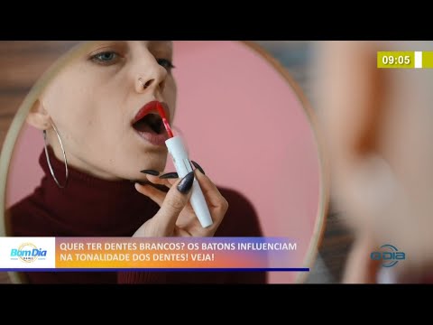 Os batons influenciam na tonalidade dos dentes 10 05 2021