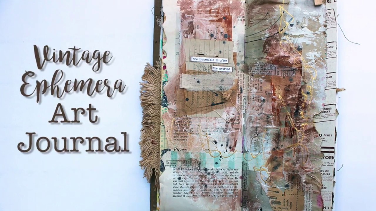 Vintage Ephemera Art Journal