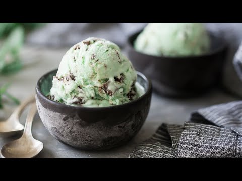 Mint Chocolate Chip Ice Cream