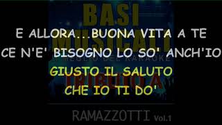 buona vita eros ramazzotti  karaoke
