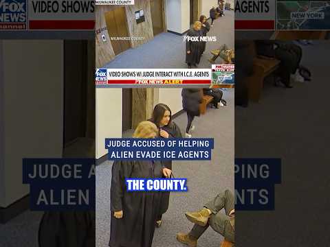 WATCH: Wisconsin judge allegedly distracts ICE agents to help migrant escape custody #shorts #news