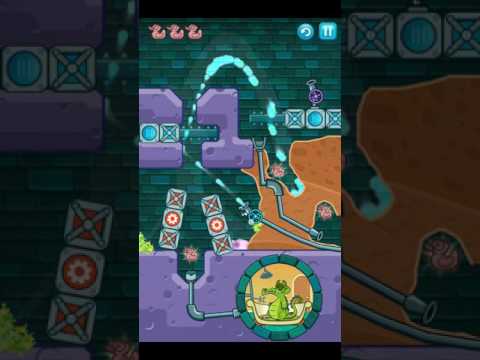 Крокодильчик Свомпи - прохождение уровня 4-19 'Опасный склон'