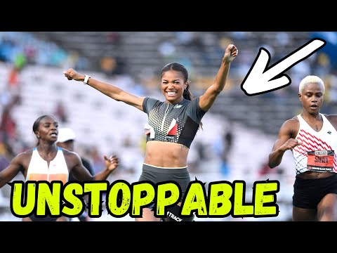 Gabby Thomas DOMINATED THE FIELD over 200m II 2025 Grand Slam Kingston Jamaica