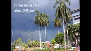 preview picture of video 'Storm - Palmerston NT Australia 11 November 2013'