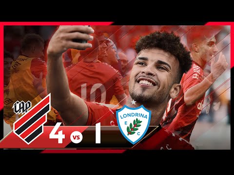 GOLEADA DA PIAZADA! Athletico 4x1 Londrina | MELHORES MOMENTOS