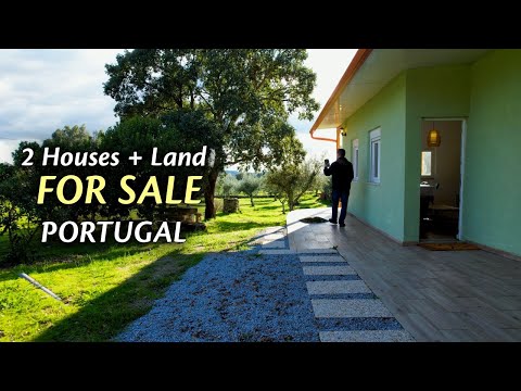 2 houses + Land FOR SALE in Portugal | Full walking tour