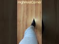 Short ASMR FPS Walking In Tight Jeans Over DiMarni Pointy Toe Stiletto Boots Shorts