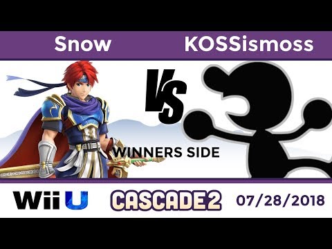 Cascade 2 Singles: Pools - Snow (Roy) vs KOSSismoss (Mr. Game & Watch)