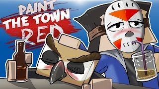 PAINT THE TOWN RED - BIKER BAR BRAWL!!! (Co-op With Vanoss) Delirious&#39; Perspective!