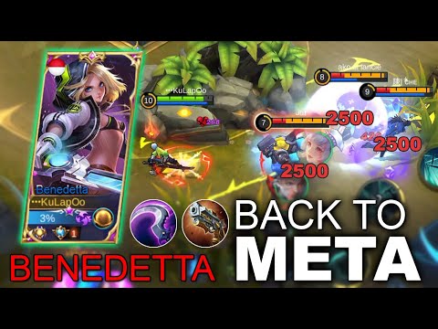 22 KILLS! BENEDETTA BACK TO META | Benedetta Best Build 2022 | MLBB