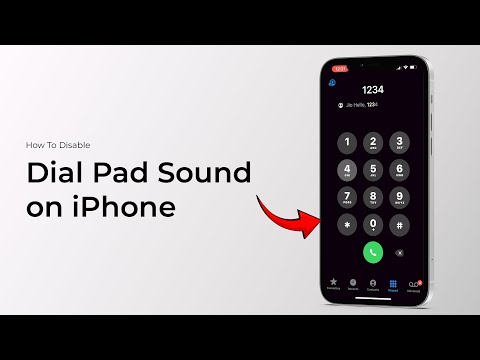 How To Disable Dial Pad Sound on iPhone?