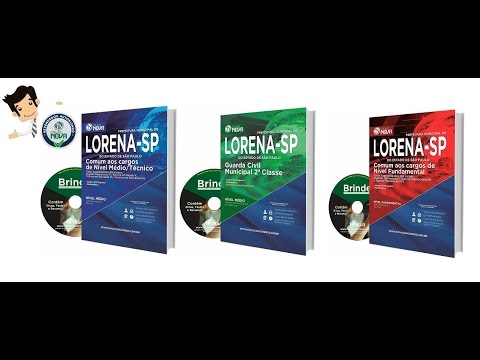 Apostilas Concurso Lorena 2016 - Diversos Cargos