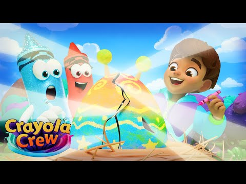 NEW! Mystery Egg Surprise! | Season 2 FULL EPISODE | Crayola Crew Creative Cartoons for Kids