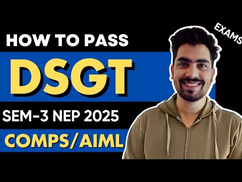 How to Pass DSGT | Sem 3 Comps / AIML NEP 2025 | Discrete Structure and Graph Theory ✅ 📚