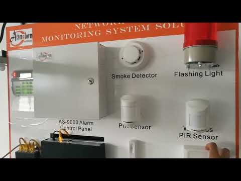 Démo du panneau de contrôle d’alarme anti-intrusion AS-9000