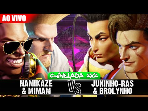 🔴 STREET FIGHTER 6: TORNEIO CHINELADA 2X2 (NAMIKAZE & MIMAM VS JUNINHO-RAS & BROLYNHO)