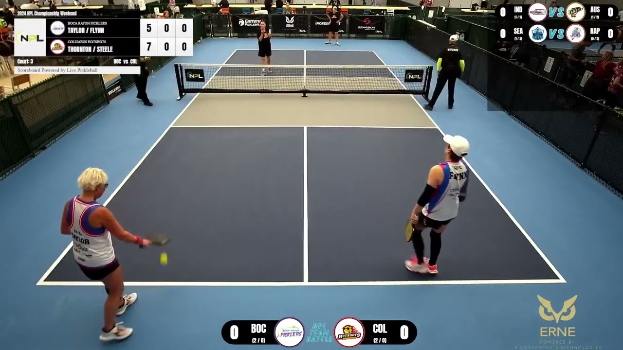 Thornton Steele vs Taylor Flynn - NPL pickleball