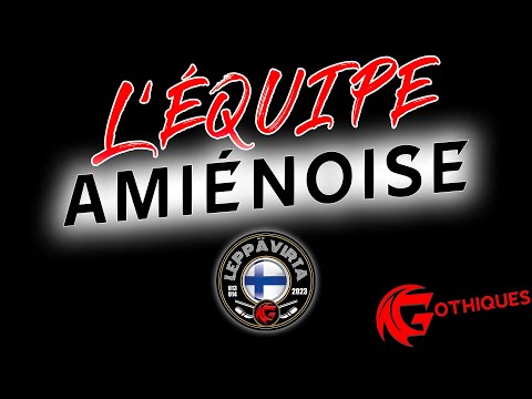 L'équipe amiénoise pour le tournoi de Leppävirta, Finlande 🇫🇮 ! (U13/U14)