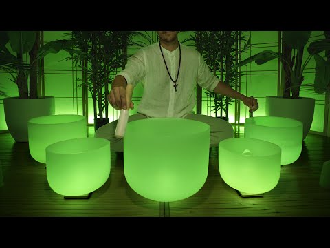 **MIGRAINE RELIEF FOR SLEEP**  Healing Frequencies for Pain Relief | Singing Bowl Sound Bath