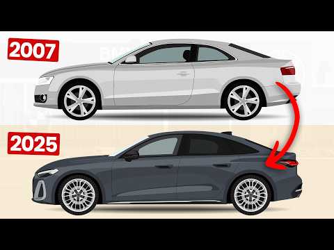 Audi A5 Evolution - The Transformation You Need to See (2007-2025)