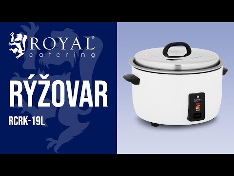 video - Rýžovar - 19 l - 2 650 W