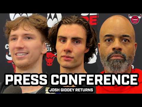 PRESS CONFERENCE: Josh Giddey RETURNS, Matas Buzelis Talks NBA All-Star Weekend