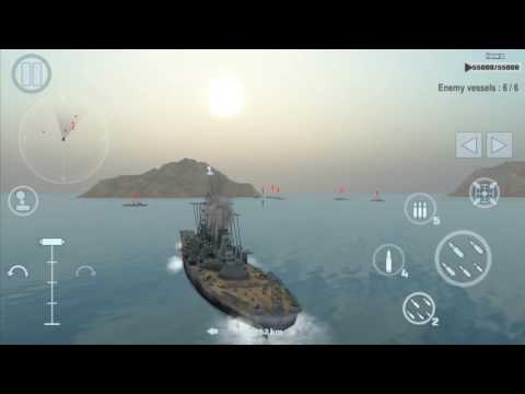 World Best of Best Battleship - US IOWA  Firing 406mm Guns