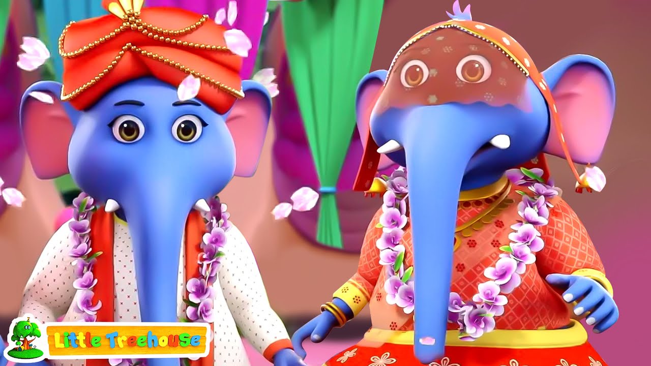 Hathi Ki Shaadi, हाथी की शादी, Kukdoo Koo Poem + Little Treehouse Rhymes in Hindi for Children