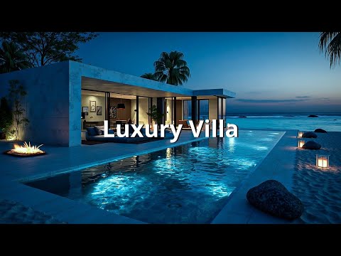 Beachfront Chillout   Luxury Villa Ambient for Deep Sleep & Focus