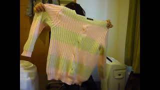 外出から戻って生着替えシーン