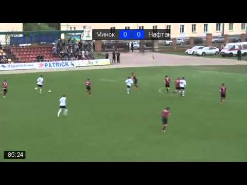 Football.by. Высшая лига, 5-й тур. Минск - Нафтан. Гол Сучкова