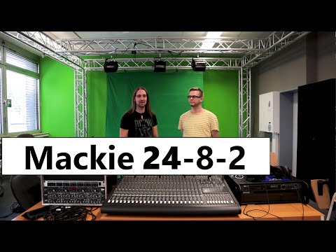 Mackie 24-8-2 Mischpult | Spontane Übung für Tontechnik (Mediengestalter Bild und Ton)