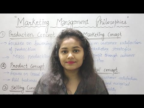 👉Marketing management philosophies👈 Marketing management concepts | Business studies | Shruti Gupta❤