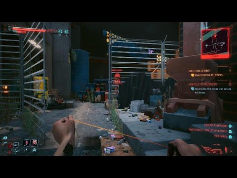 Flatlining Gonks, Lucy Style - Monowire Netrunner Combat - Cyberpunk 2077 gameplay clip