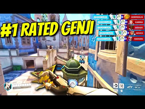 Rank 1 Genji Goes CRAZY In Overwatch 2 Season 2